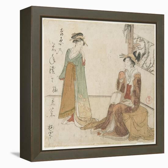 Two Courtesans-Kubo Shunman-Framed Premier Image Canvas