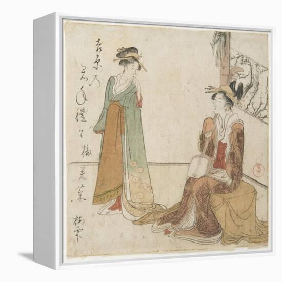 Two Courtesans-Kubo Shunman-Framed Premier Image Canvas