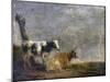 Two Cows, after Paulus Potter, 1652-Paulus Potter-Mounted Art Print