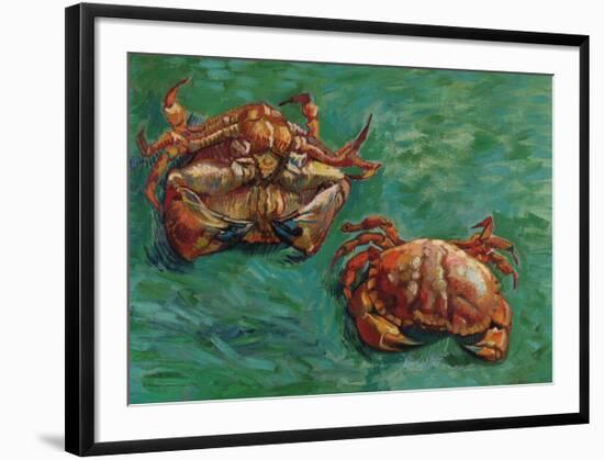 Two Crabs, 1889-Vincent Van Gogh-Framed Premium Giclee Print