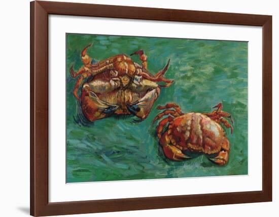 Two Crabs, 1889-Vincent Van Gogh-Framed Premium Giclee Print