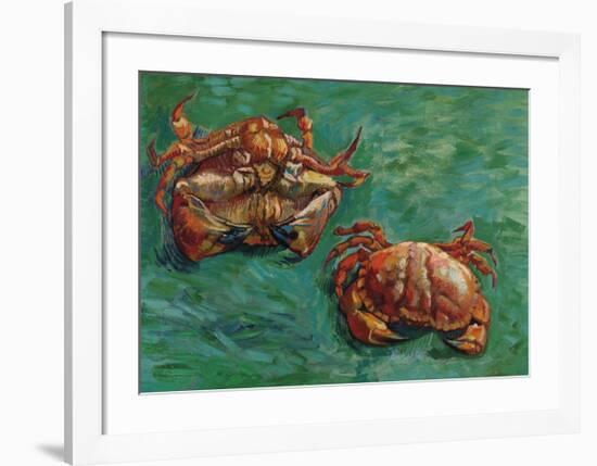 Two Crabs, 1889-Vincent Van Gogh-Framed Premium Giclee Print