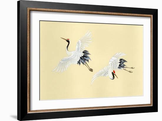 Two Cranes-Haruyo Morita-Framed Art Print