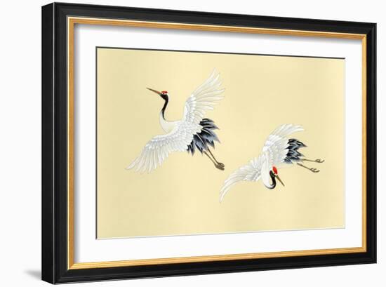 Two Cranes-Haruyo Morita-Framed Art Print