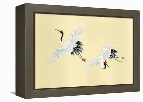 Two Cranes-Haruyo Morita-Framed Stretched Canvas