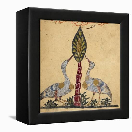 Two Cranes-Aristotle ibn Bakhtishu-Framed Premier Image Canvas