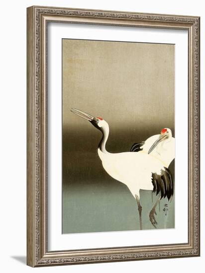 Two Cranes-Koson Ohara-Framed Giclee Print