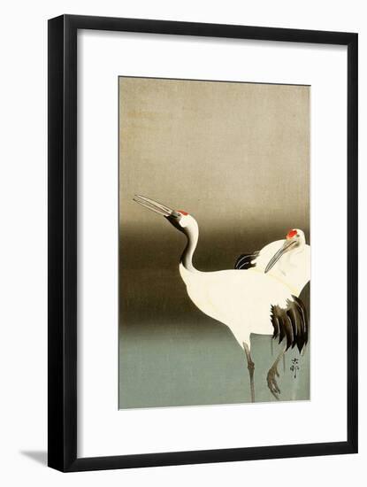 Two Cranes-Koson Ohara-Framed Giclee Print