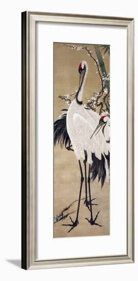 Two Cranes-Jakuchu Ito-Framed Giclee Print