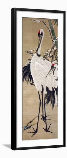 Two Cranes-Jakuchu Ito-Framed Giclee Print