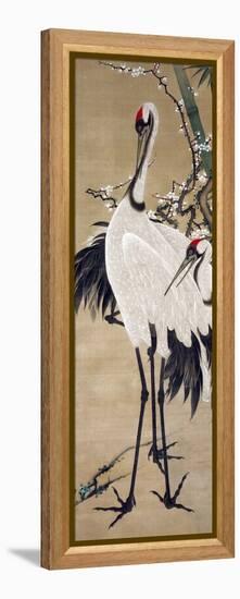 Two Cranes-Jakuchu Ito-Framed Premier Image Canvas
