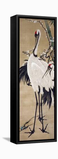 Two Cranes-Jakuchu Ito-Framed Premier Image Canvas