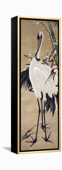 Two Cranes-Jakuchu Ito-Framed Premier Image Canvas