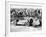 Two Crashed Cars from the Singer Nine Team, Possibly at a Ttrace, 1935-null-Framed Photographic Print