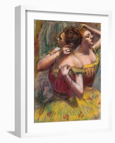 Two Dancers, 1898-1899-Edgar Degas-Framed Giclee Print