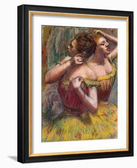 Two Dancers, 1898-1899-Edgar Degas-Framed Giclee Print