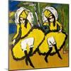 Two Dancers, 1910-1911-Ernst Ludwig Kirchner-Mounted Giclee Print