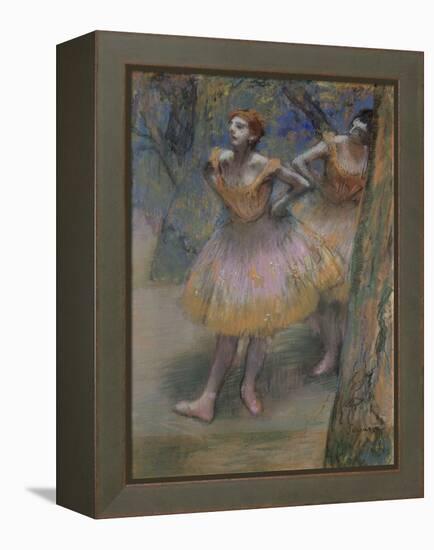 Two Dancers, c.1893-–98-Edgar Degas-Framed Premier Image Canvas