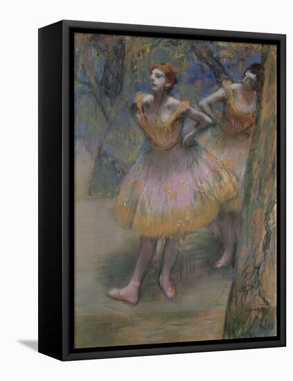 Two Dancers, c.1893-–98-Edgar Degas-Framed Premier Image Canvas