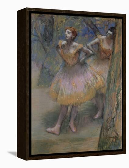 Two Dancers, c.1893-–98-Edgar Degas-Framed Premier Image Canvas