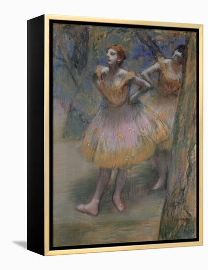 Two Dancers, c.1893-–98-Edgar Degas-Framed Premier Image Canvas