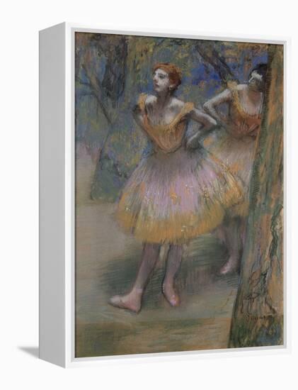 Two Dancers, c.1893-–98-Edgar Degas-Framed Premier Image Canvas