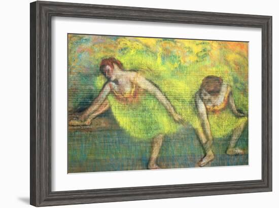 Two Dancers Relaxing-Edgar Degas-Framed Giclee Print