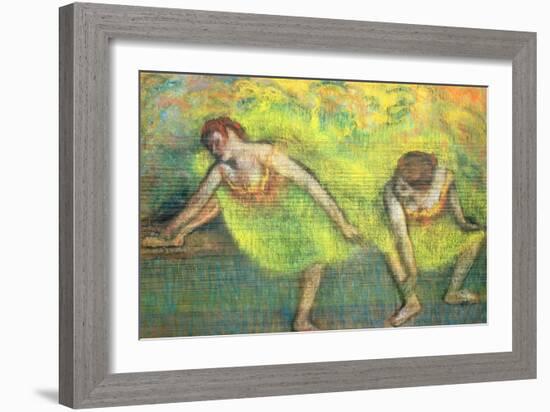 Two Dancers Relaxing-Edgar Degas-Framed Giclee Print