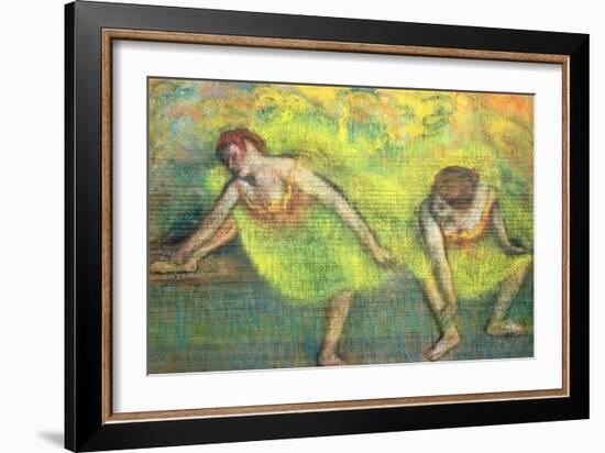 Two Dancers Relaxing-Edgar Degas-Framed Giclee Print