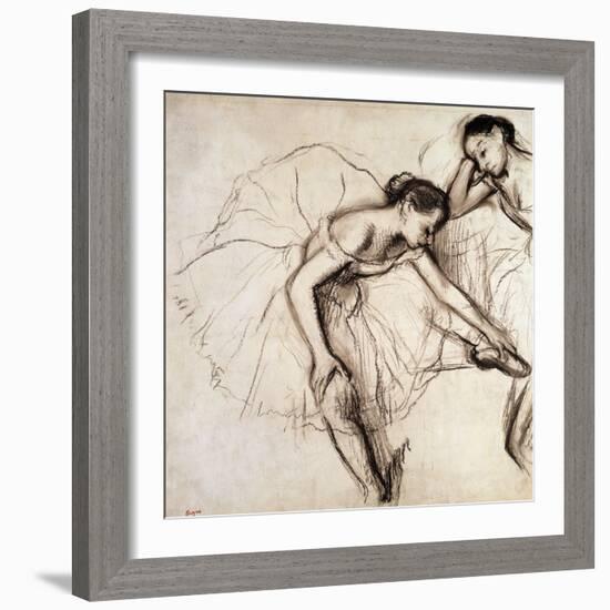 Two Dancers Resting-Edgar Degas-Framed Premium Giclee Print