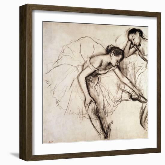 Two Dancers Resting-Edgar Degas-Framed Premium Giclee Print