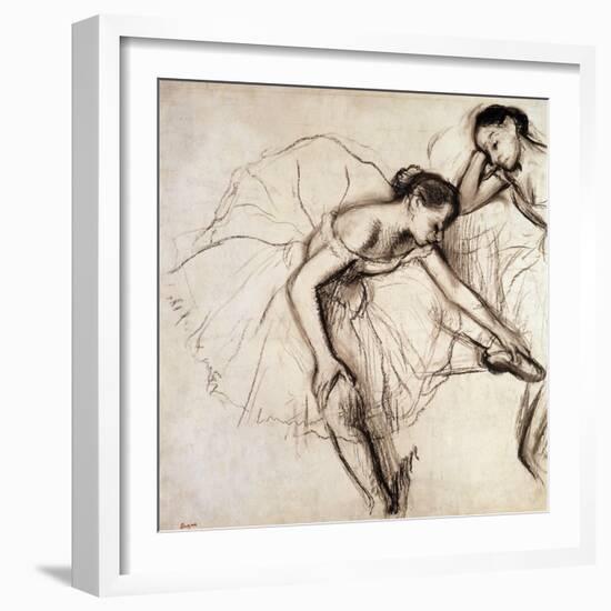 Two Dancers Resting-Edgar Degas-Framed Premium Giclee Print