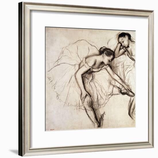 Two Dancers Resting-Edgar Degas-Framed Giclee Print