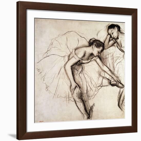 Two Dancers Resting-Edgar Degas-Framed Giclee Print