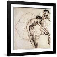 Two Dancers Resting-Edgar Degas-Framed Giclee Print