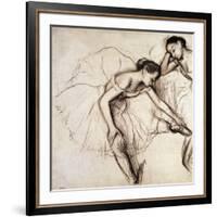 Two Dancers Resting-Edgar Degas-Framed Giclee Print