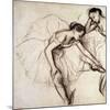 Two Dancers Resting-Edgar Degas-Mounted Giclee Print