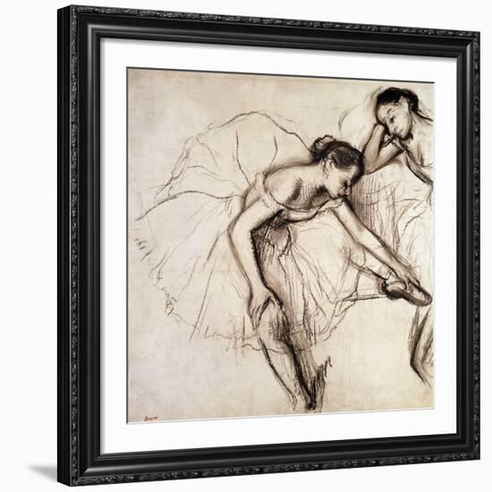 Two Dancers Resting-Edgar Degas-Framed Giclee Print