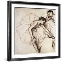 Two Dancers Resting-Edgar Degas-Framed Giclee Print