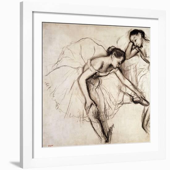 Two Dancers Resting-Edgar Degas-Framed Giclee Print