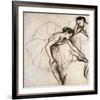Two Dancers Resting-Edgar Degas-Framed Giclee Print