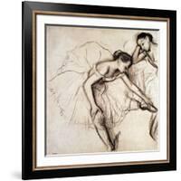 Two Dancers Resting-Edgar Degas-Framed Giclee Print