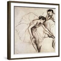 Two Dancers Resting-Edgar Degas-Framed Giclee Print