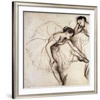Two Dancers Resting-Edgar Degas-Framed Giclee Print