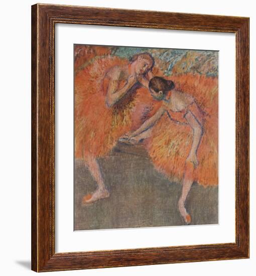 Two Dancers-Edgar Degas-Framed Collectable Print