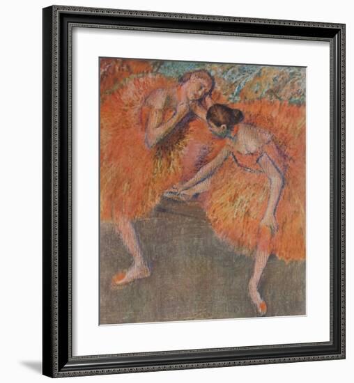 Two Dancers-Edgar Degas-Framed Collectable Print