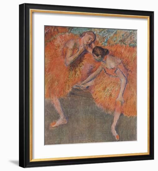 Two Dancers-Edgar Degas-Framed Collectable Print