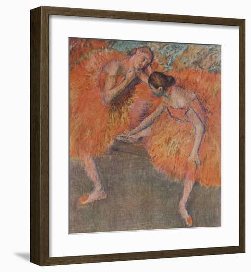 Two Dancers-Edgar Degas-Framed Collectable Print