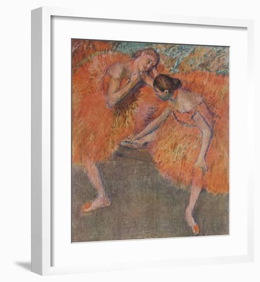 Two Dancers-Edgar Degas-Framed Collectable Print
