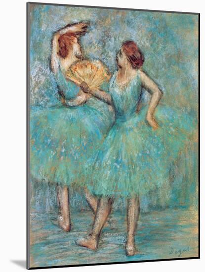 Two Dancers-Edgar Degas-Mounted Giclee Print